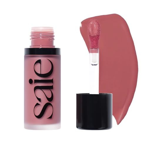 Saie Dew Liquid Blush for Cheeks - Hydrating Cream Blush Stick with a Blendable + Buildable Formula - Skincare Infused Dewy Cheek Tint for a Natural Flush - Glowy Makeup Essential - Chilly (.40 oz) | Amazon (US)
