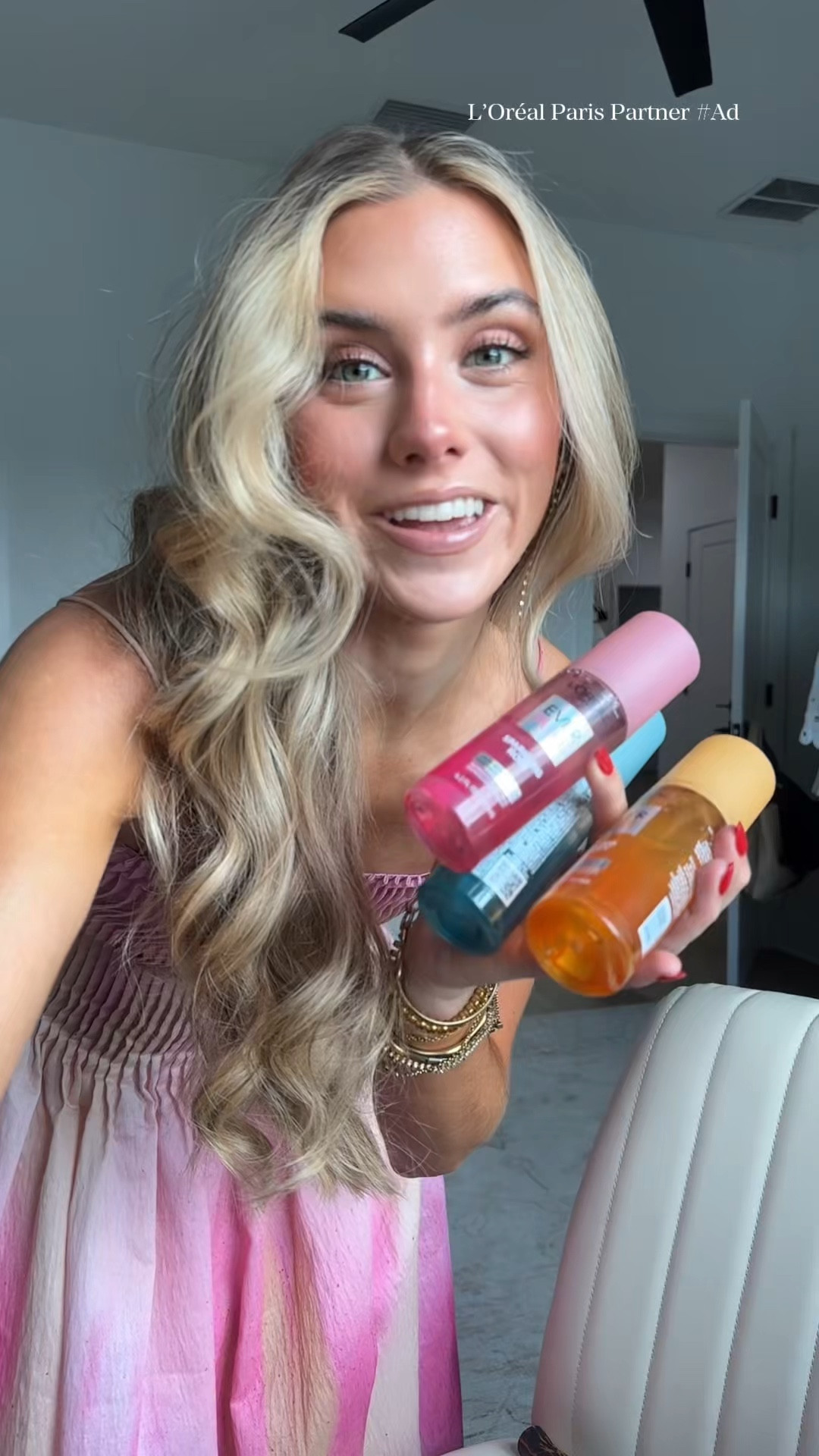 I always found it strange spraying my regular perfume all over my hair and this just makes total sense. This is the @lorealparis EverPure Hair Fragrance from @target. ✨ Refresh your hair and senses with the L'Oreal Paris EverPure Caring Hair Fragrance. Formulated with vitamins, this hair perfume delicately scents and hydrates your hair, leaving it with a luminous shine and instant softness. It comes in three scents, all delicious! This hair perfume has a 72-Hour Lasting Scent: Enjoy a delicate, long-lasting fragrance that moves with you.

#LTKgrwm #LTKselfcare #LTKBeauty