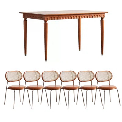 Rectangular 62.99'' L x 31.49'' W Dining Set | Wayfair North America