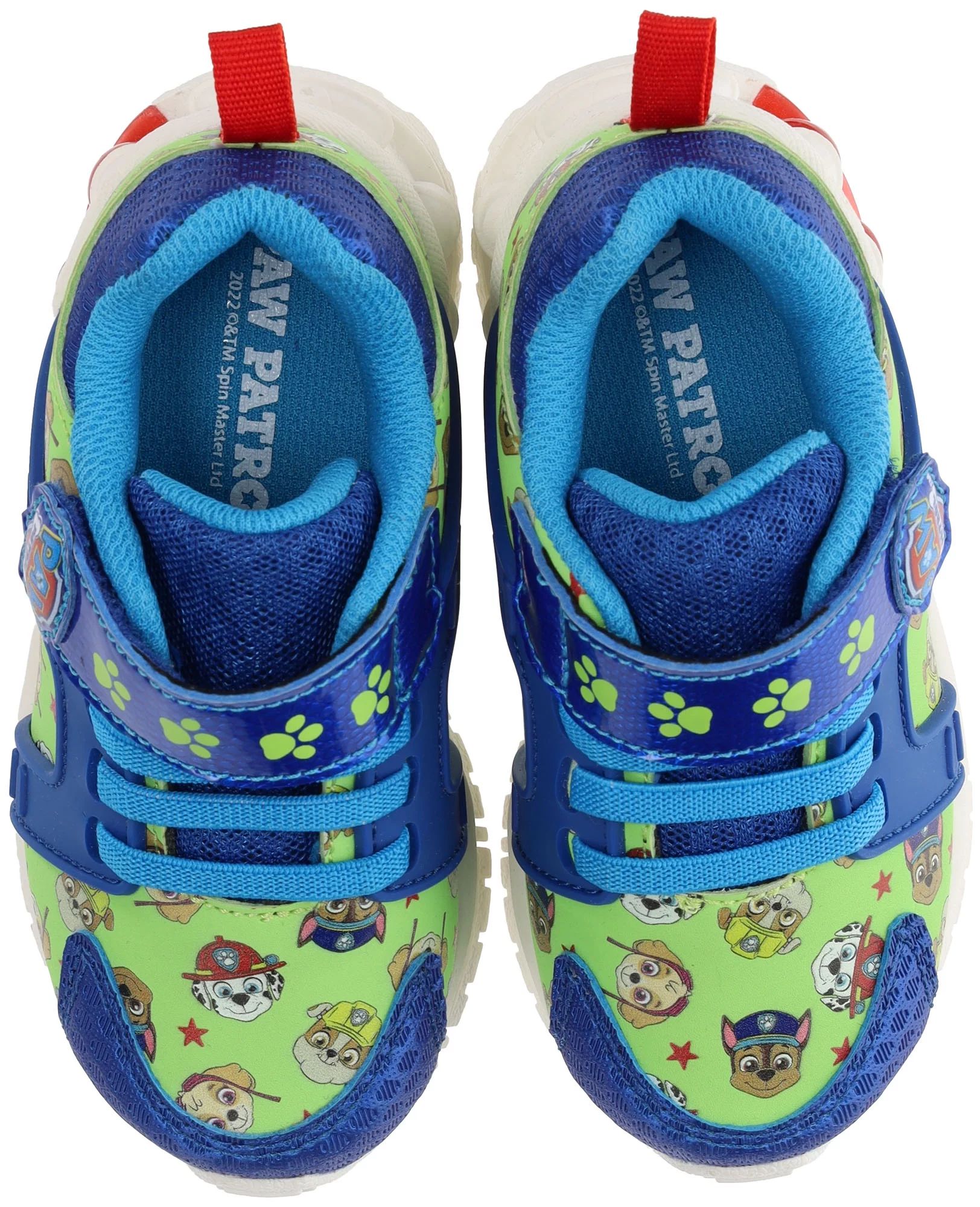 Paw Patrol Sneakers for Kids, Light-Up Runner, Blue/Green, Toddler Size 9 | Walmart (US)