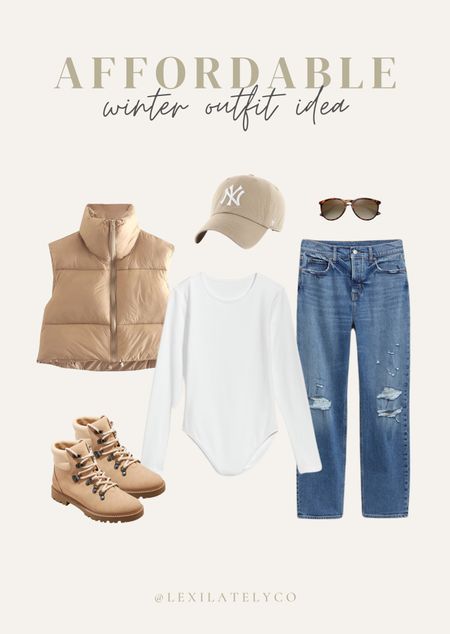 Affordable Outfit: Winter

Jeans + Bodysuit: Old Navy
Vest + Sunglasses + Hat: Amazon
Boots: Target

#ltkstyle #ltkunder50 #winterfashion #winteroutfit #winterstyle #affordablefashion #fashion

#LTKstyletip #LTKunder50 #LTKFind