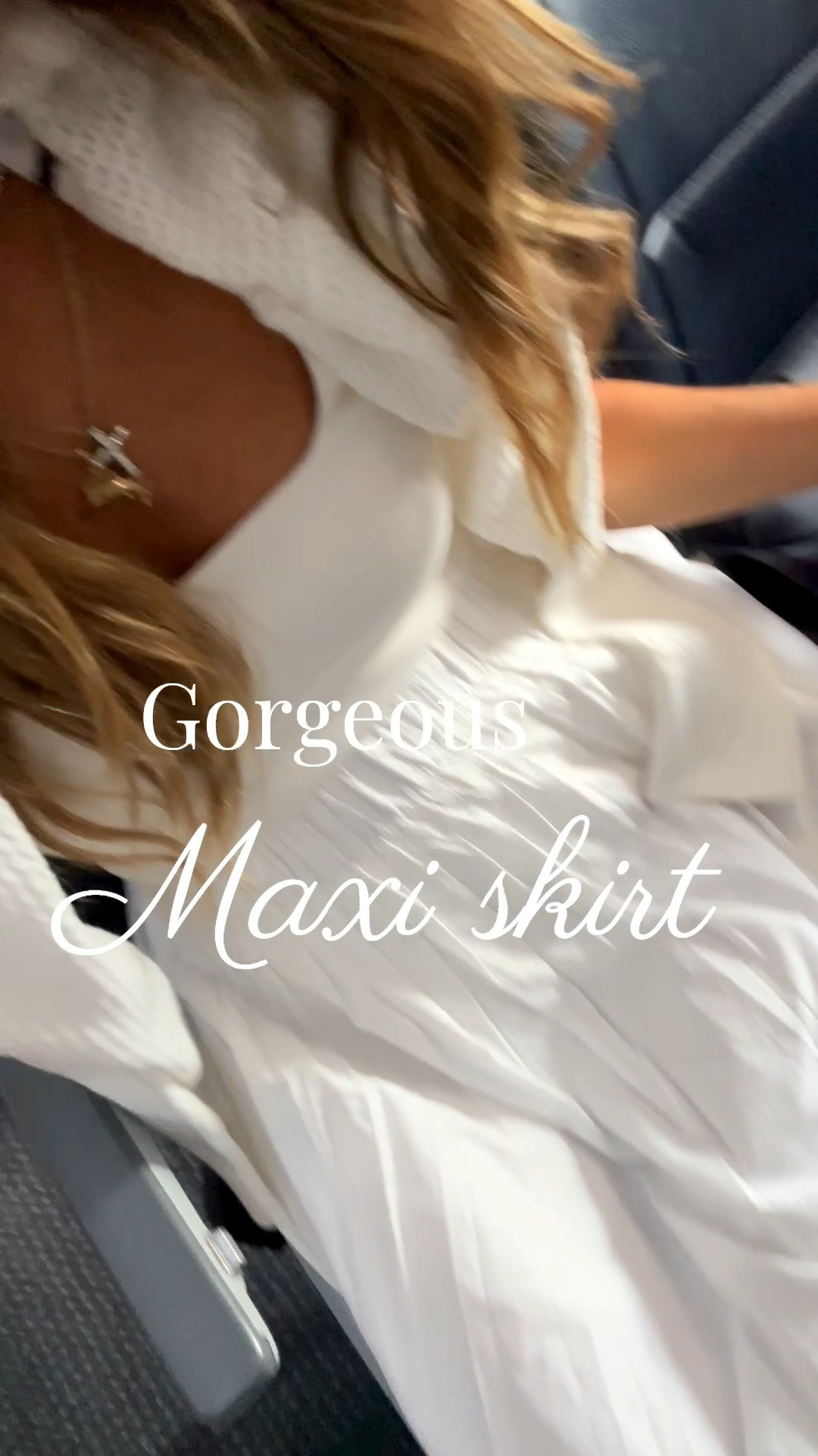 Only shot I got of this! Will take again! But really pretty cotton maxi skirt