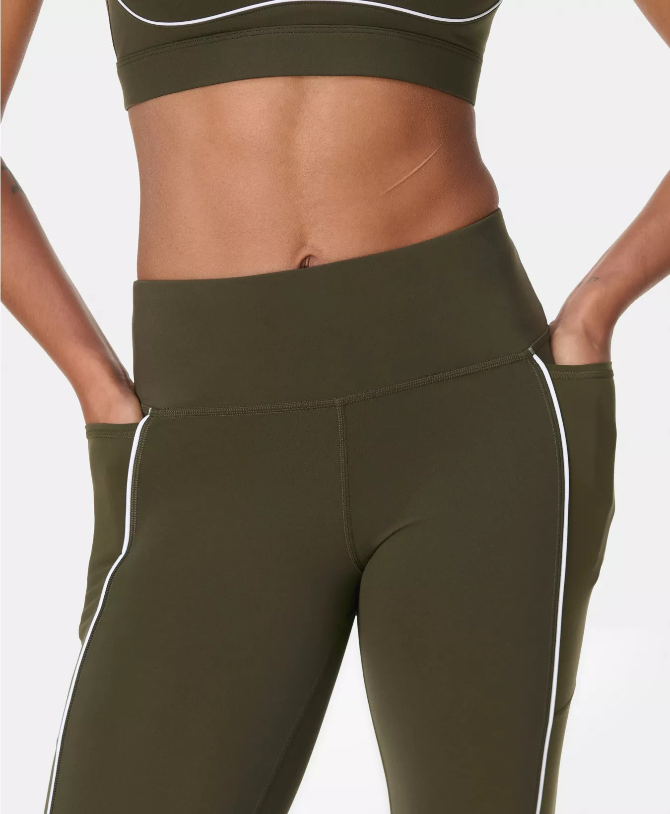 Power 7/8 Piping Gym Leggings | Sweaty Betty UK