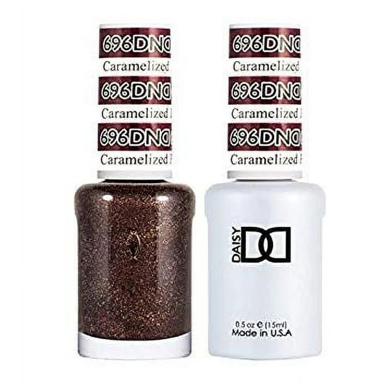DND Nail Polish Gel & Matching Lacquer Set - 696 CARAMELIZED PLUM - Walmart.com | Walmart (US)