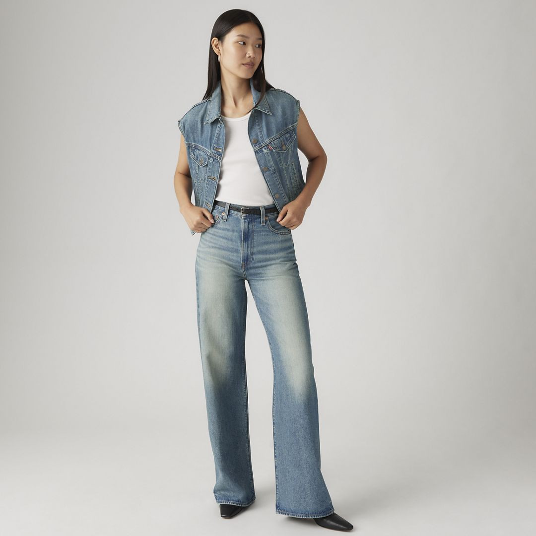 Levi's Ribcage Wide Leg Women's Jeans 27x30 | Levi's US