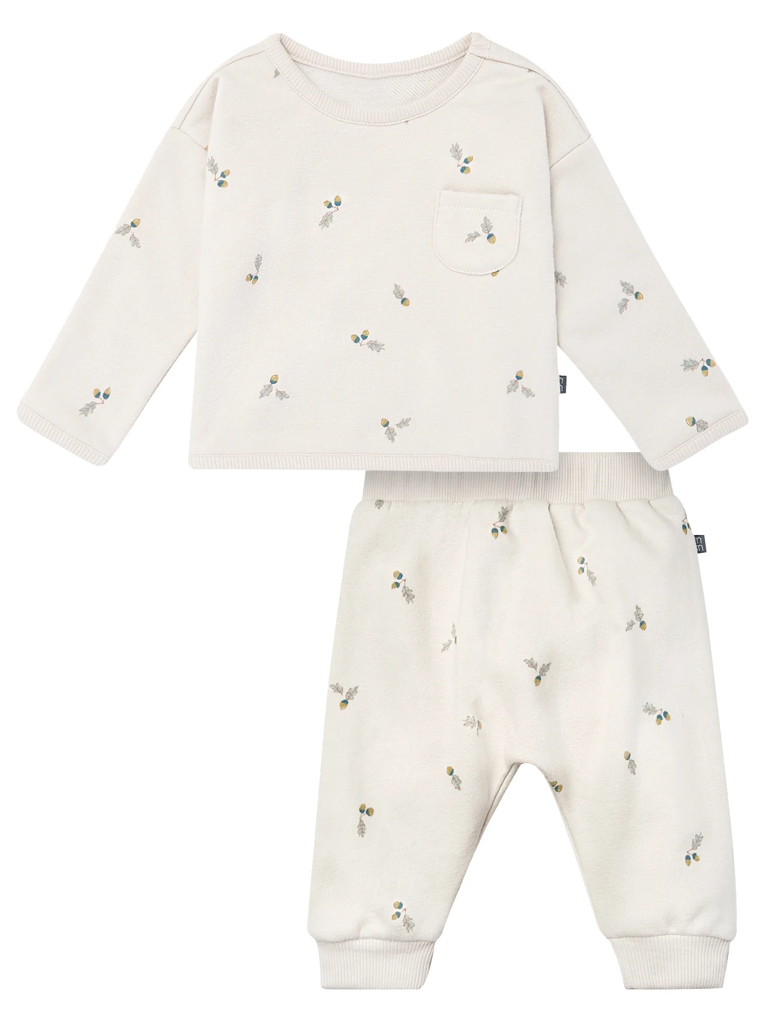 Modern Moments by Gerber Gender Neutral 2-Piece Outfit Sets, Sizes 0/3 Months - 24 Months | Walmart (US)