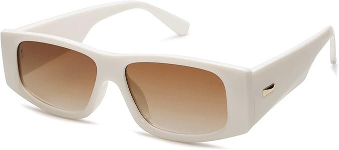 SOJOS Retro Rectangle Polarized Sunglasses Fashion Trendy Narrow Square Sunnies SJ2228 | Amazon (US)