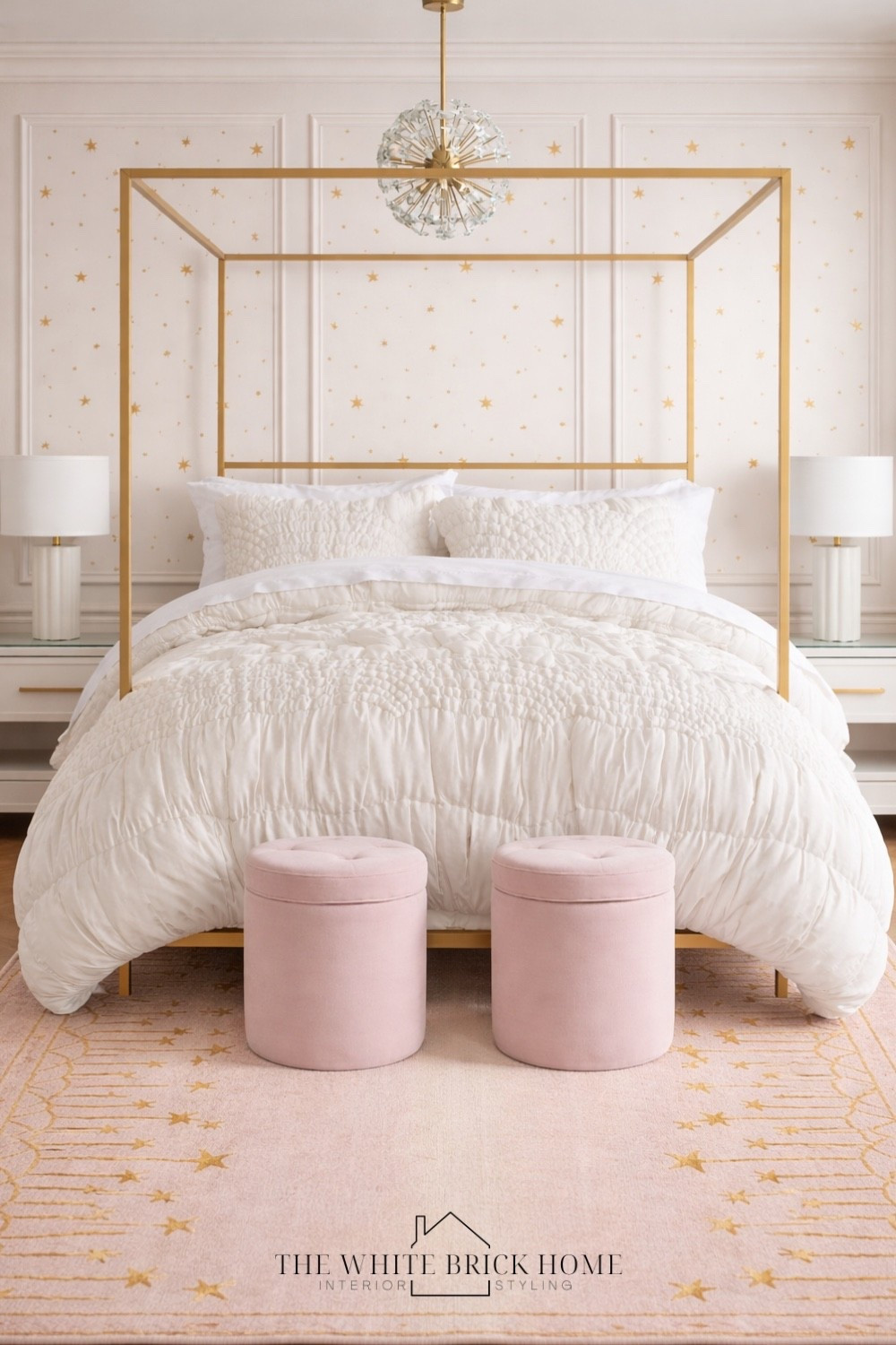 A dreamy, gold kissed retreat where soft blush tones and starry details create the perfect blend of elegance and whimsy. 

Kids room, girls room, girls room bedding, girls room decor, girls room ideas, girls room rug, girls room ottoman, girls room furniture, girls room lighting, girls room theme, girls room furniture, girls room design ideas, girls room decor ideas, home decor, ballet bedroom, ballet room, girls room finds, girls room inspiration, girls room bed, girls room nightstand, pottery barn, pottery barn girls room 

#LTKKids #LTKSeasonal #LTKmomlife
