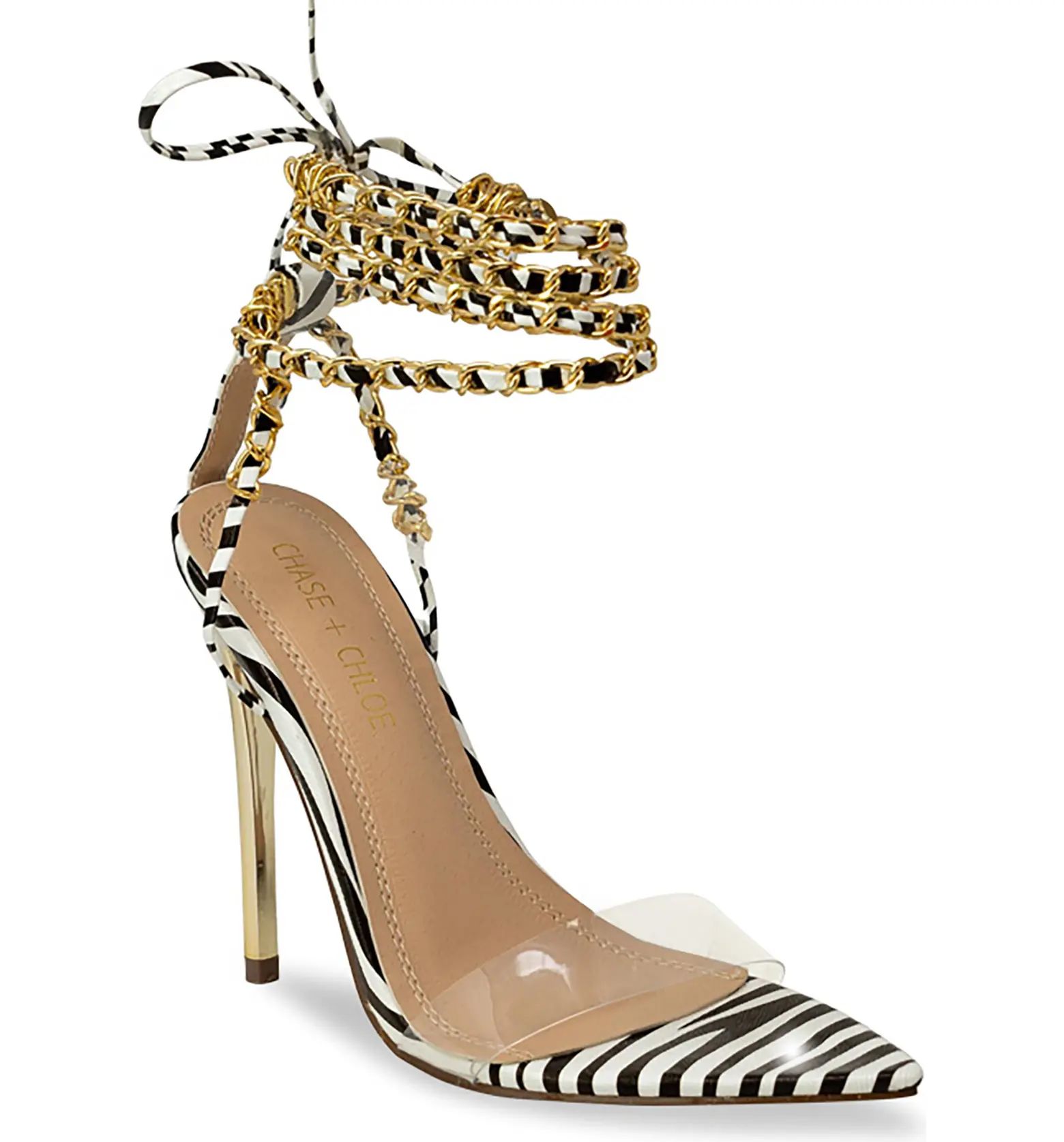 ́ Chain Tie-Up Stiletto Sandal | Nordstrom Rack