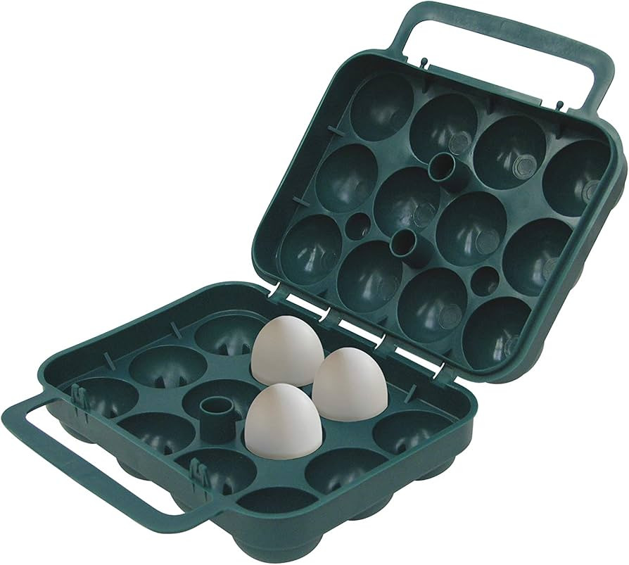 Stansport One Dozen Egg Carrier (266) 7" L x 6.5" W x 3.25" H | Amazon (US)