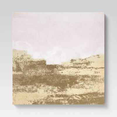 24" x 30" Foil on Canvas Gold/Pink - Project 62™ | Target