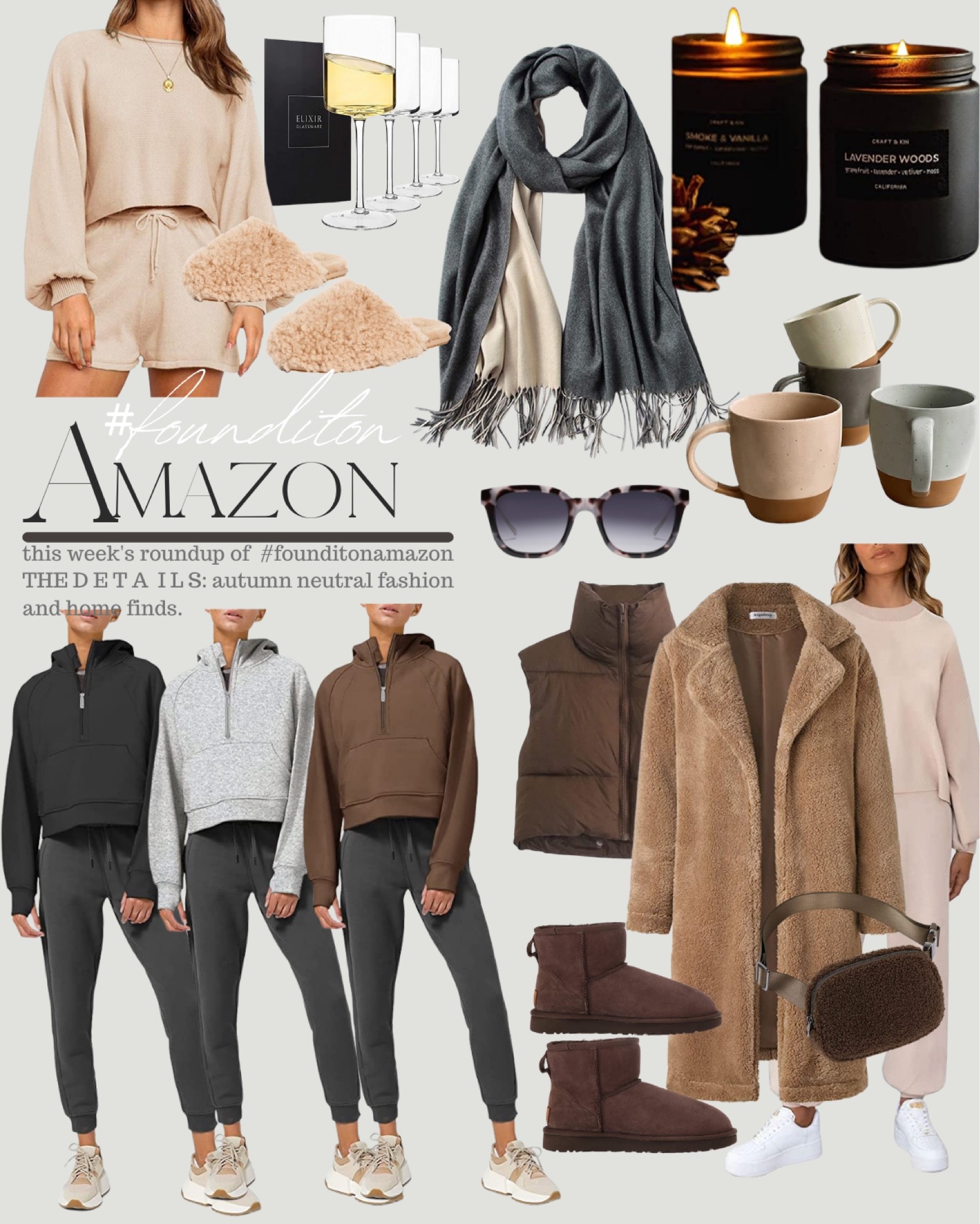 Amazon fashion finds. All of these cozy athleisure and casual style are perfect casual yet chic fall outfits or travel outfits. All items linked come in multiple colors!

Wine glasses are 37% off and would be the perfect hostess gifts 

#LTKsalealert #LTKunder50 #LTKtravel