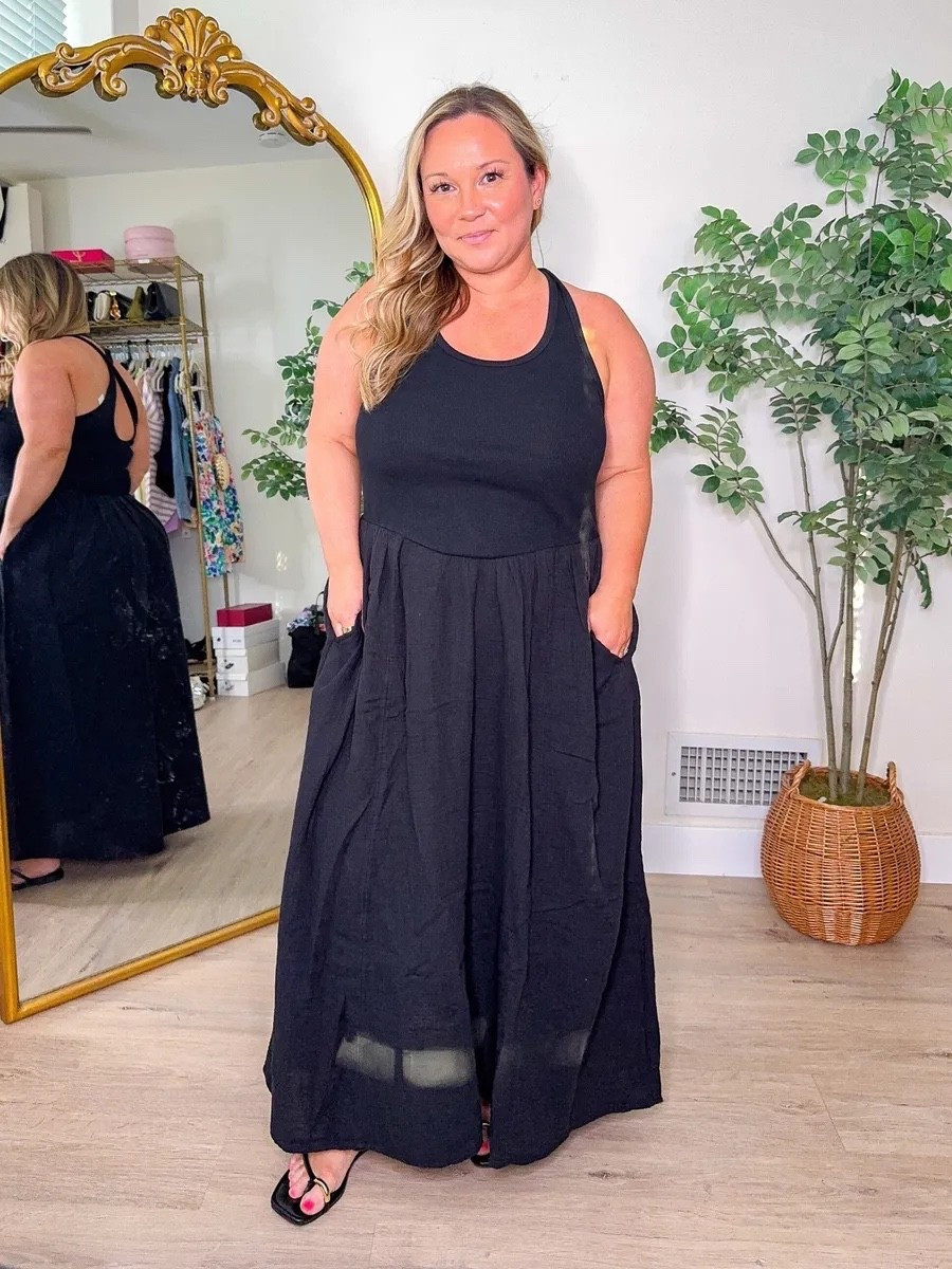 @Aerie spring dress 
Fits so well and super comfy! Size LARGE 

Spring dress, spring style, aerie, midsize style, resort wear, vacation style, midsize style, petite style, travel style

#LTKSeasonal #LTKMidsize #LTKPetite