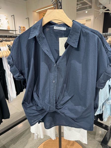 Love this lightweight button up top

Navy top / spring top / summer top / women fashion / gift for her /

#LTKSeasonal #LTKStyleTip