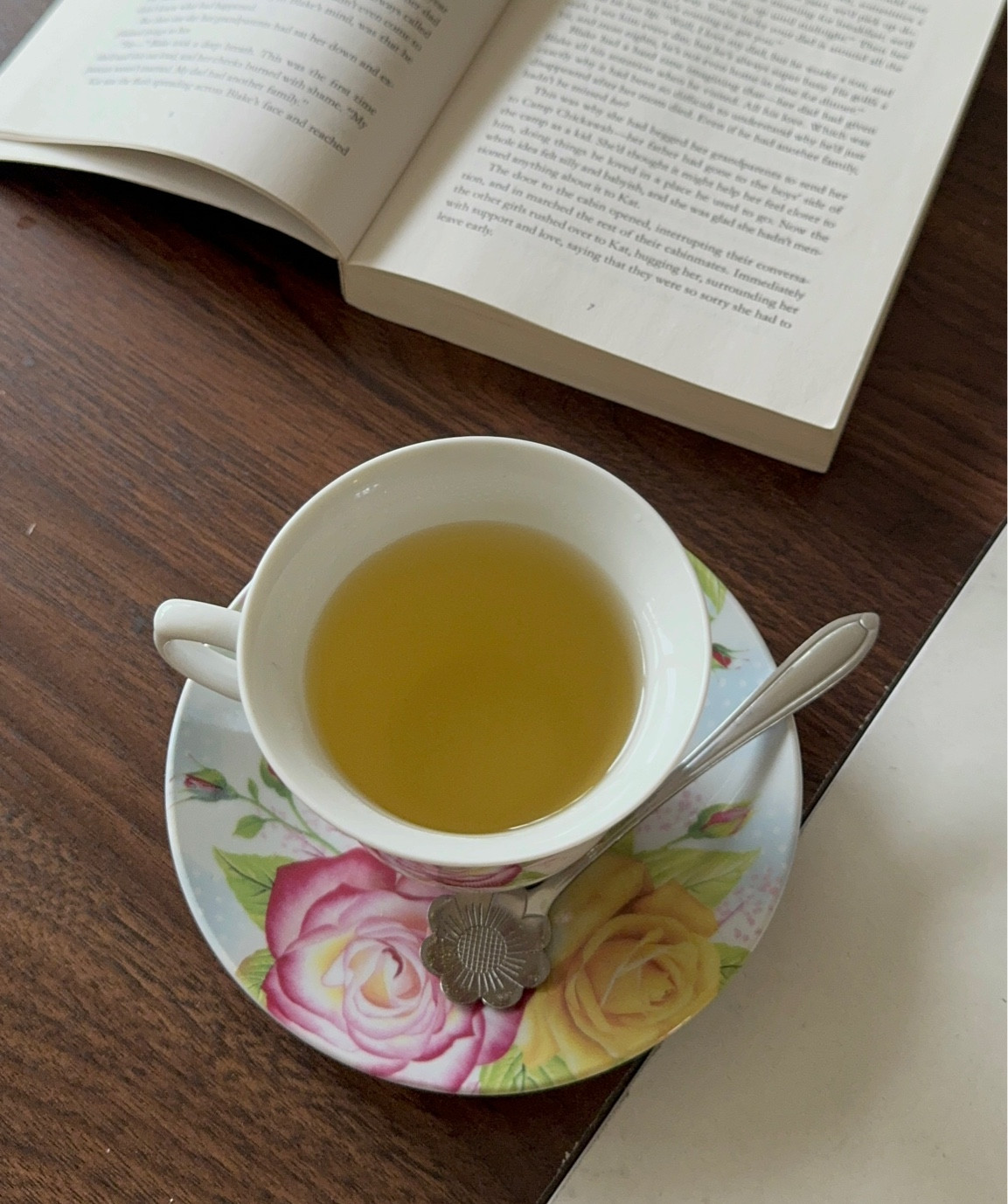 Romanticizing life by steeping tea in a cute little teacup with a matching saucer! I thrifted this one, but found similar on Amazon! Bonus points for the adorable spoon. Tea cup rose pattern coquette 

#LTKSummerSales #LTKSeasonal #LTKHome