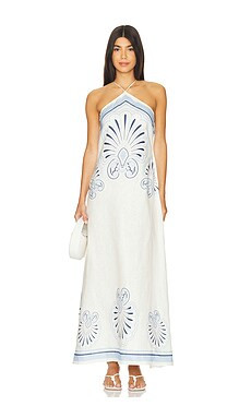 Shani Shemer Eleanor Maxi Dress in Blue Sky Flowers from Revolve.com | Revolve Clothing (Global)