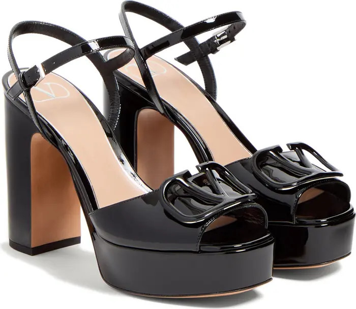 Valentino Garavani VLOGO Signature Platform Sandal (Women) | Nordstrom | Nordstrom