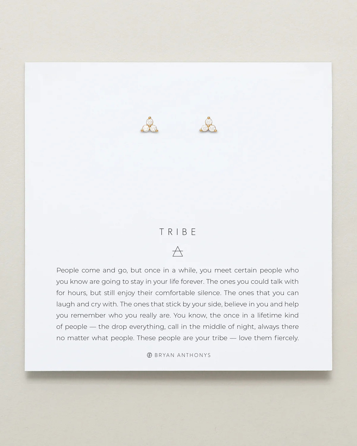 Tribe Dainty Friendship Stud Earrings | Bryan Anthonys | Bryan Anthonys