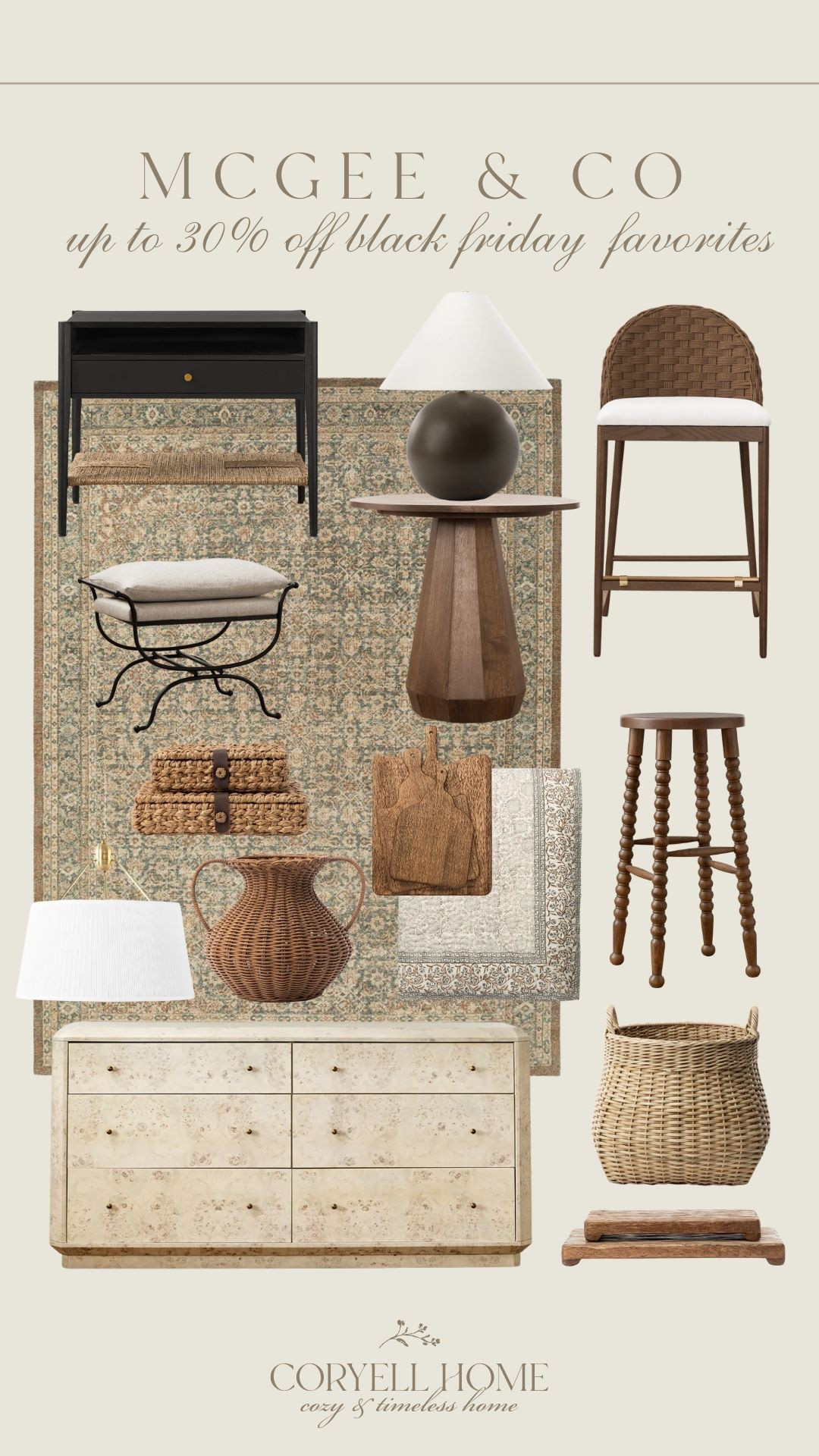 The McGee & Co. Black Friday Early Access sale is going strong! Save up to 30% off so many beautiful pieces across their site. My baskets, side table, table lamp, and many of my favorite decor pieces are included!! 

#LTKStyleTip #LTKSaleAlert #LTKHome