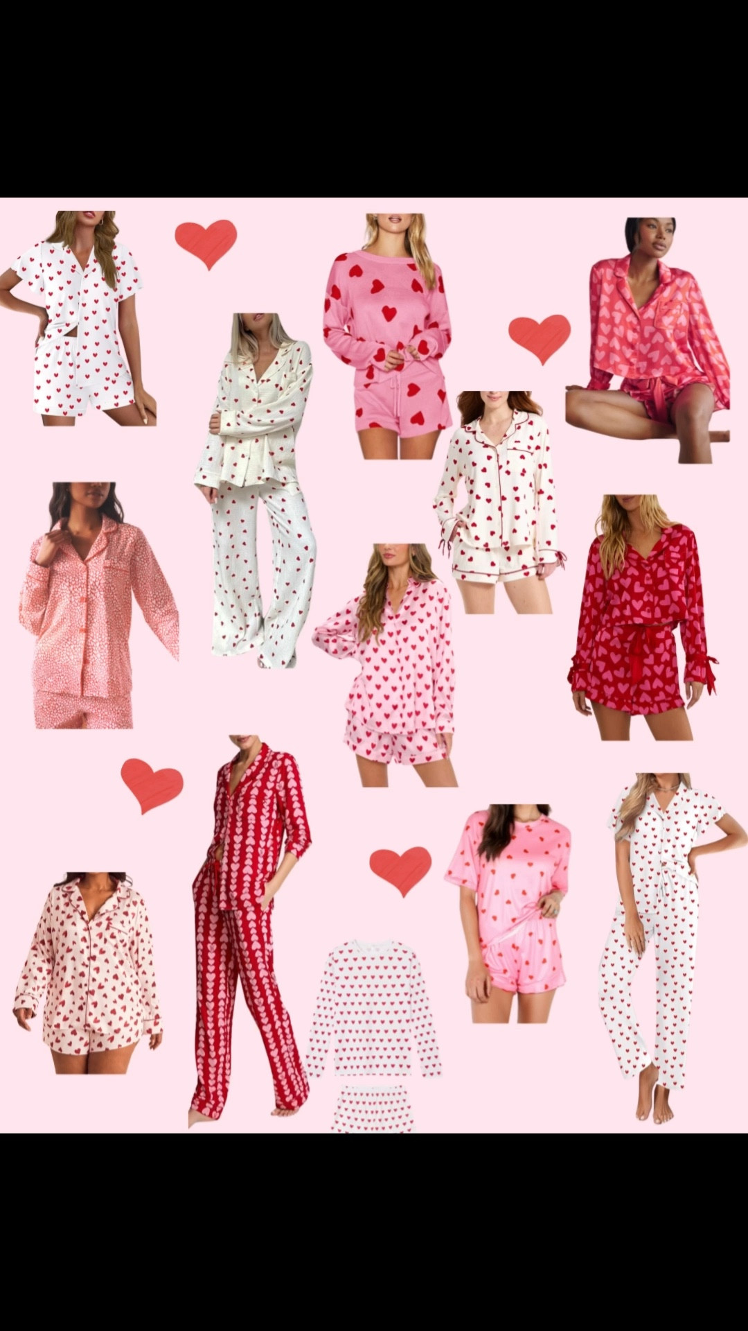 Valentines pajamas ❤️ so many cute pajama sets perfect for Galentine’s too! 🩷

#LTKSeasonal #LTKValentine