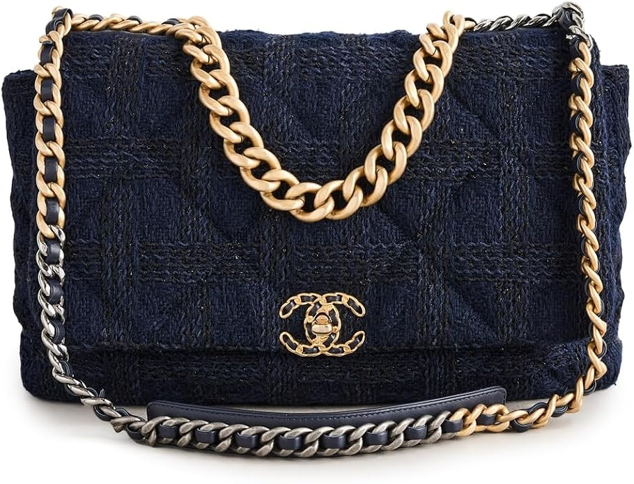 Women's Pre-Loved Chanel Tweed Maxi Shoulder Bag 19 | Amazon (US)