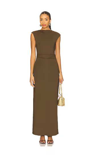 Gabby Maxi Dress in Moss | Revolve Clothing (Global)