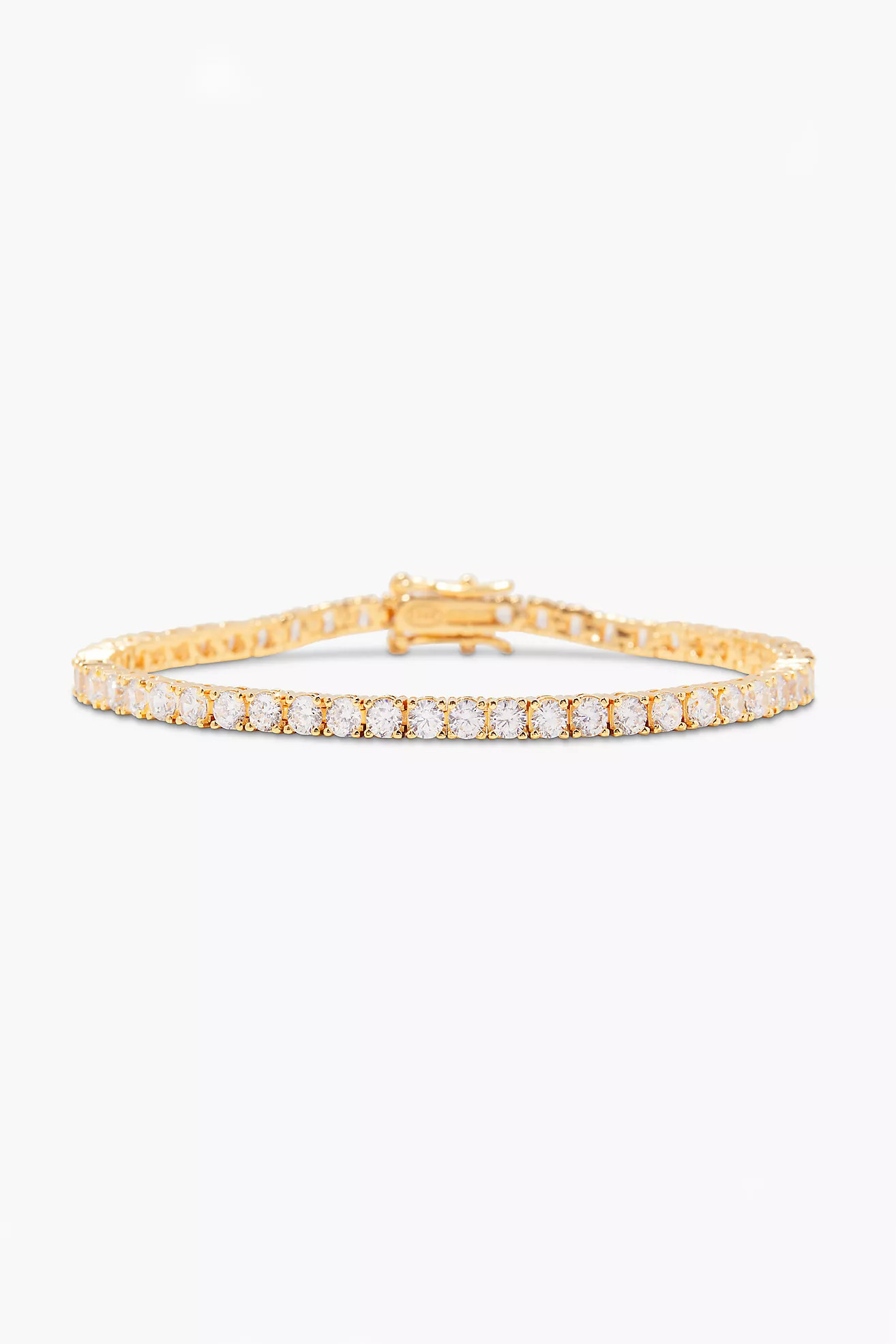 Brook & York Gold Vermeil CZ Tennis Bracelet | Anthropologie (US)