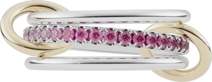 Tigris Ombré Pink Sapphire Stack Ring | Nordstrom