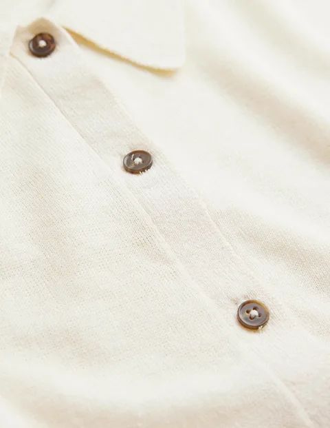 Collared Linen Knitted Shirt | Boden (UK & IE)