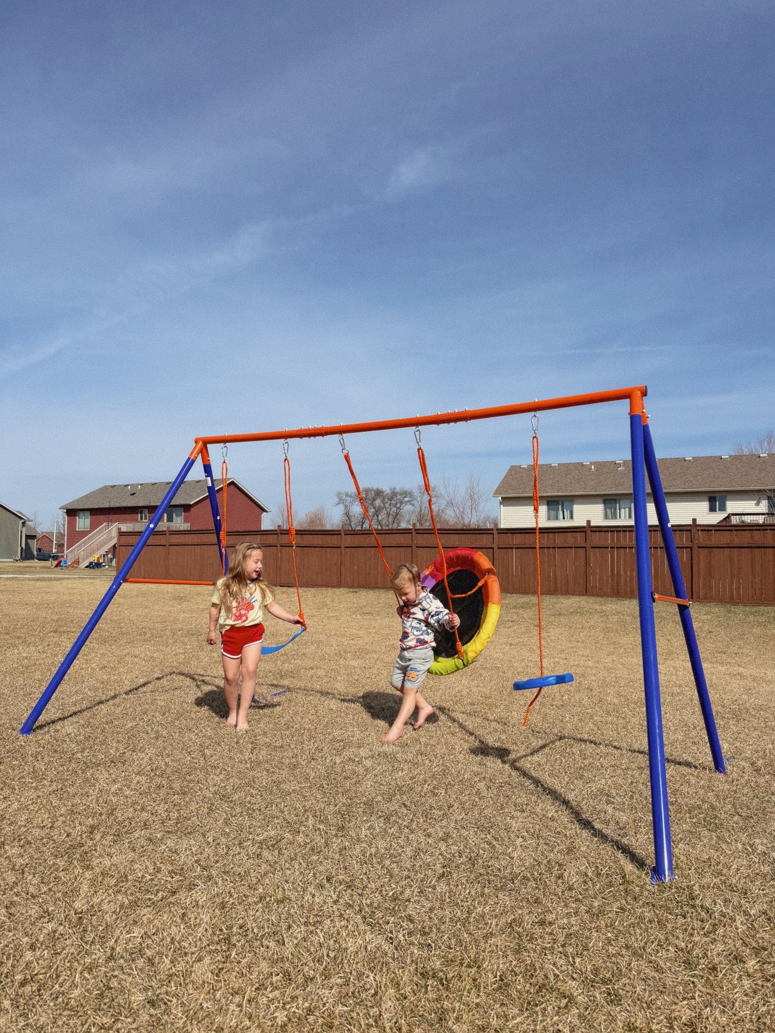 Such a fun and afforable swingset your kids will love playing on all summer! Comes with the frame and the 3 swings. 

#LTKBaby #LTKmomlife #LTKKids