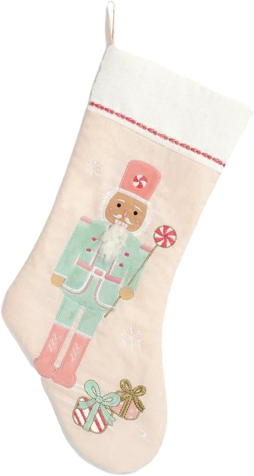 MON AMI Candy Nutcracker Christmas Stocking – 21”, Christmas Decoration, Holiday Indoor Déco... | Amazon (US)