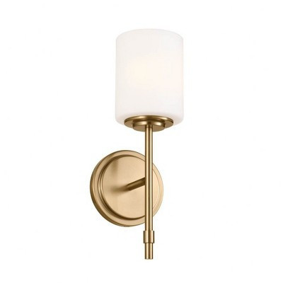 Kichler Lighting Ali 1 - Light Sconce in  Brushed Natural Brass | Target