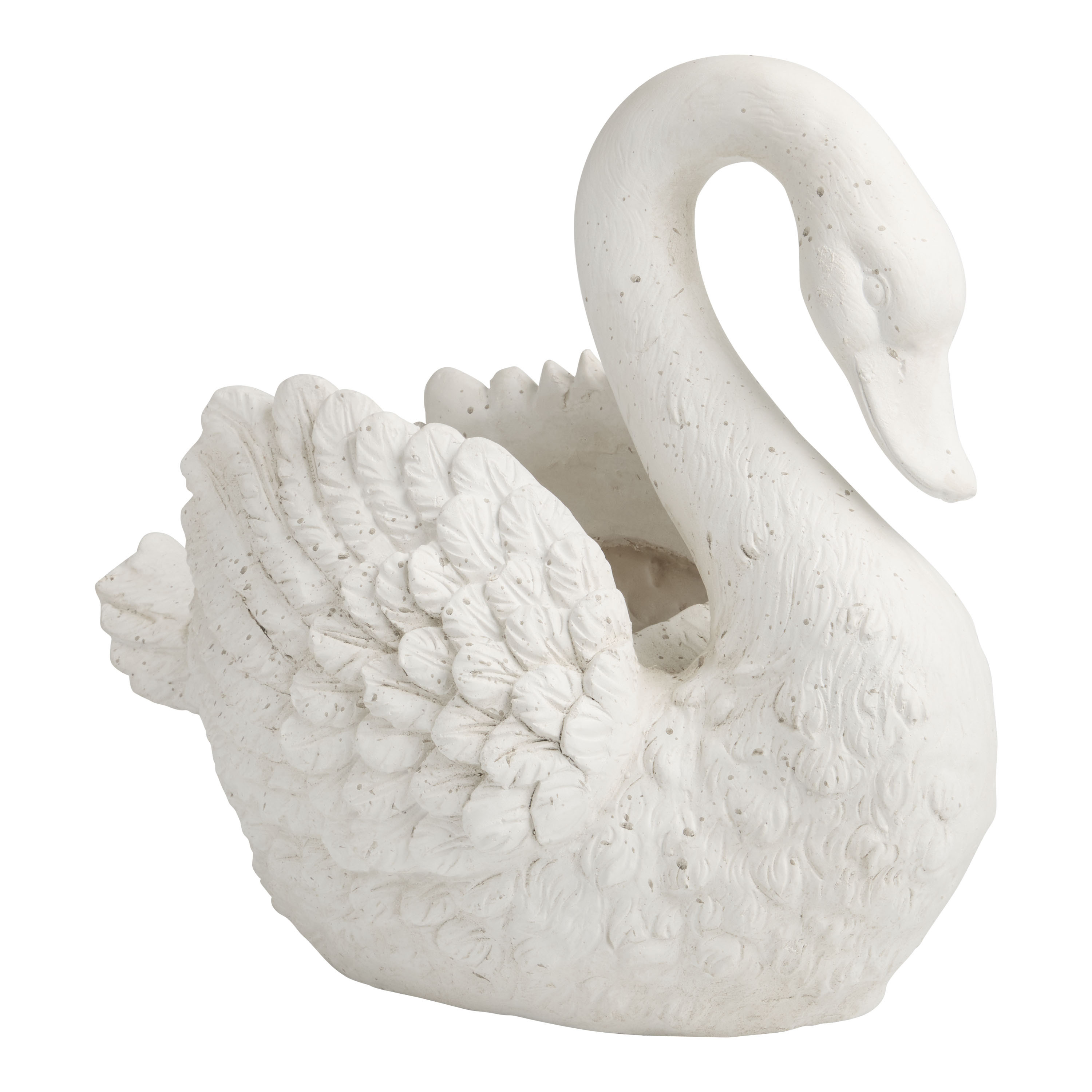 Ivory Swan Planter | World Market