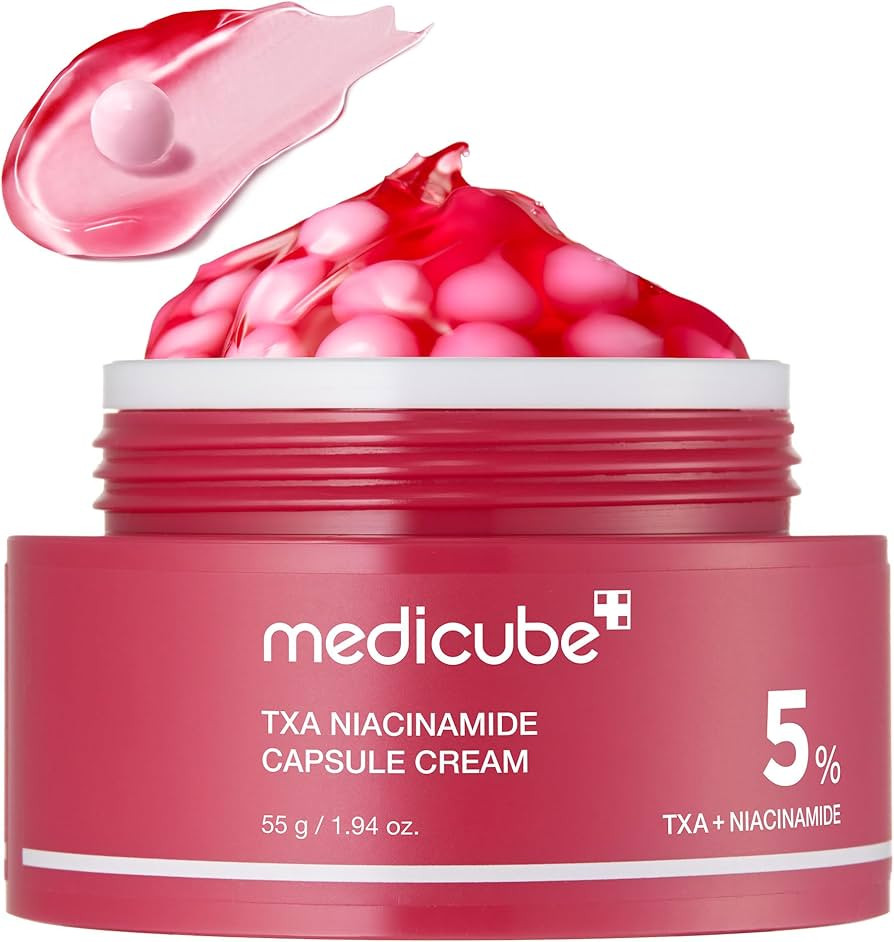 medicube TXA+Niacinamide Capsule Cream | Dual Radiance Moisturizer, Ideal for Use After Spot Care... | Amazon (US)