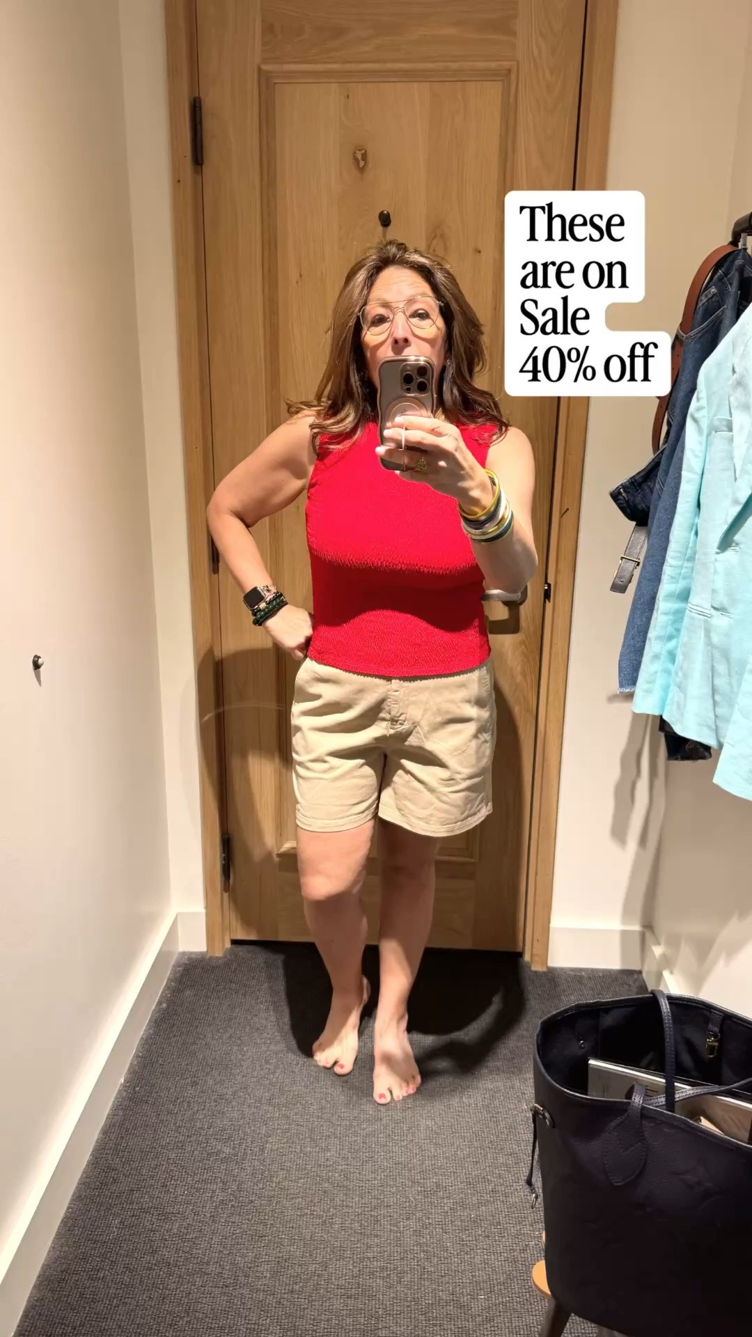These shorts and this top are perfect for summer and beyond. They are 40% off right now. 
Get them before they are gone.
Wearing a 32 in the shorts or 14 and a medium in the top. It was too tight so I got a large. 

I’m Elisa, a wardrobe stylist, founder of Turnkey Style, and author of The Style Advantage: I Say What HR Can’t. I work with professionals and corporate teams to help them show up authentically, on brand, and with confidence. I’m also a mom of two grown boys, a wife, a post-menopausal woman in business, 5’4”, a size 14/16 on the bottom and L on top. I’ve been everything from a size 10–18+, which is why fit, function, and real life always come first.

#LTKootd #LTKSeasonal #LTKSaleAlert