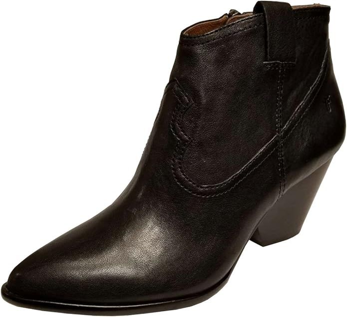 Frye Women's Reina Leather Booties Pointed Toe | Amazon (US)