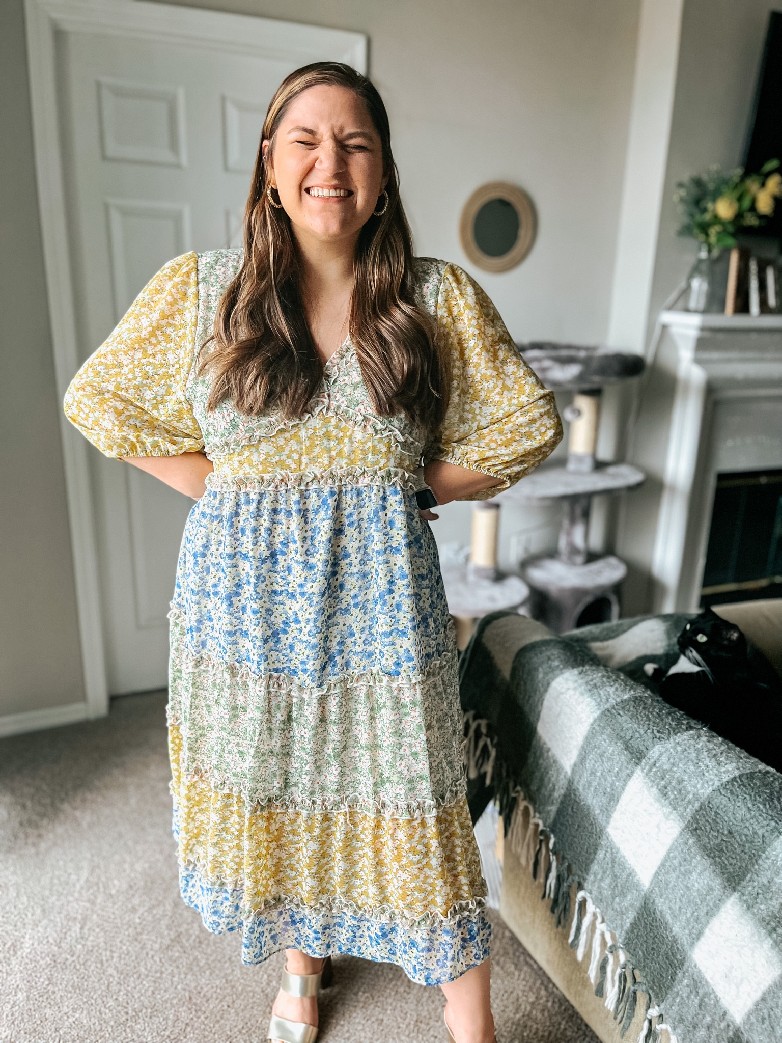 Exact items are sold out except for the earrings - similar dresses and shoes linked below! 🫶🏻🌸☀️

Perfect wedding guest dress curvy petite midsize floral midi dress

#LTKwedding #LTKSeasonal #LTKstyletip