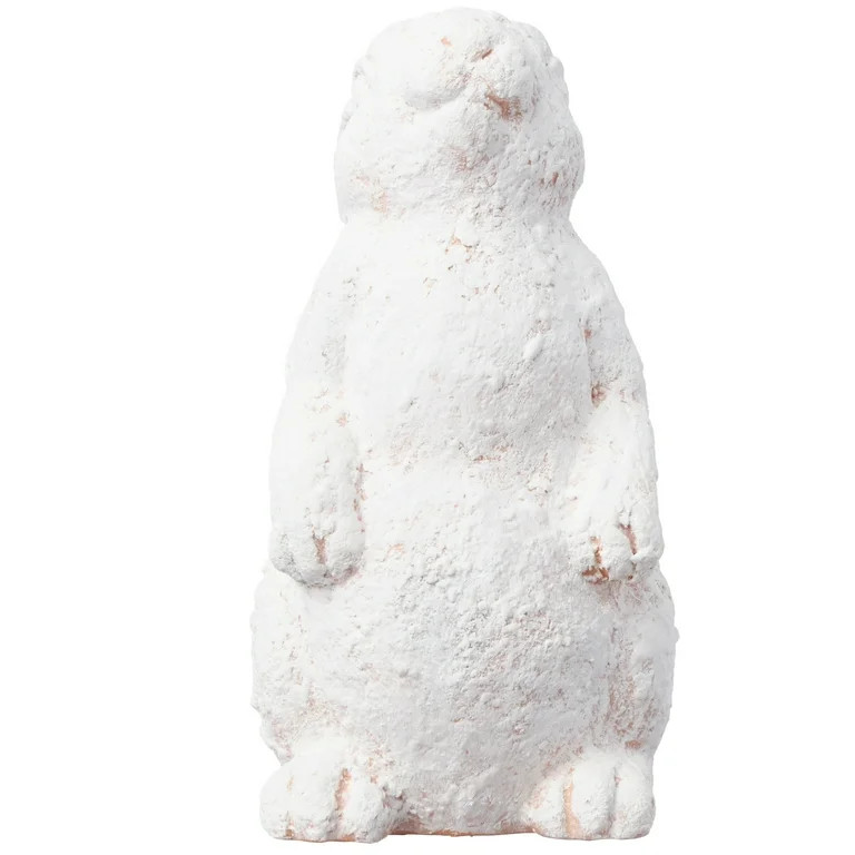 Standing Bunny Decoration, White, 7.68 in x 4.96 in, by My Texas House | Walmart (US)