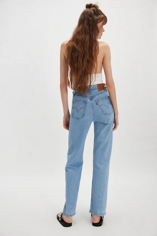 Levi's Ribcage Full-Length Jeans | Free People (Global - UK&FR Excluded)