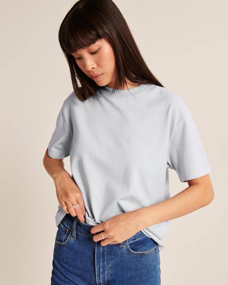 Oversized Boyfriend Tee | Abercrombie & Fitch (US)