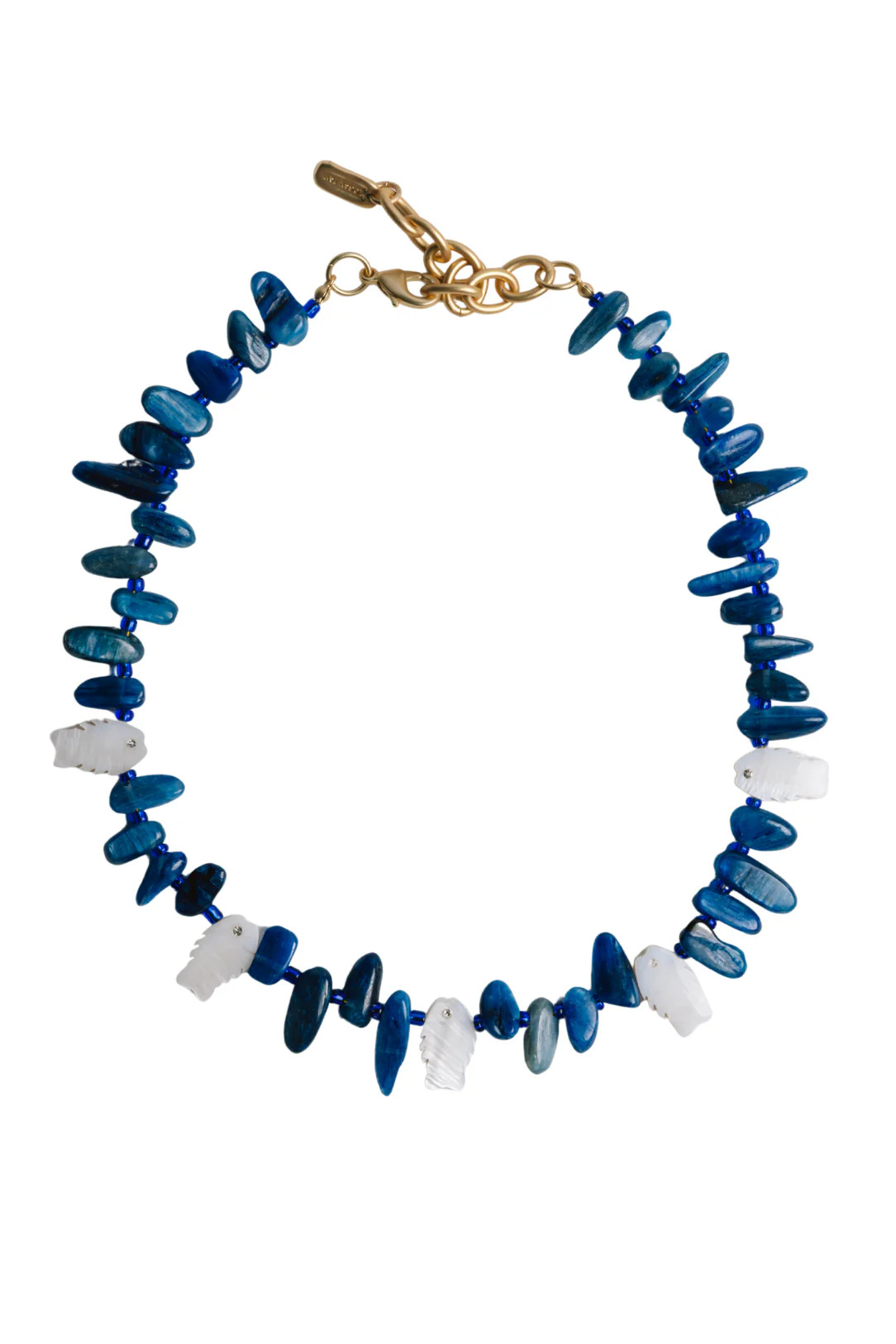 Logan Tay Fish Necklace Scaly Blue | Beach Riot