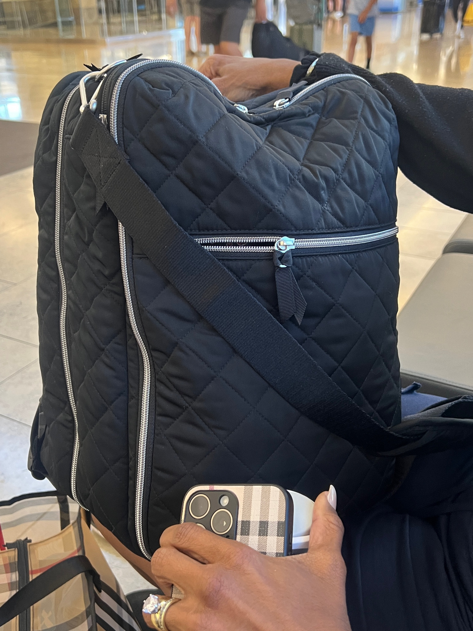 Perfect vacation bag, I’ve never been so excited for so many pockets.