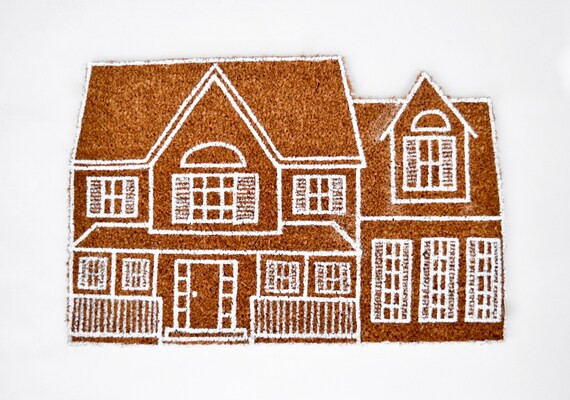 Whimsical Custom House Doormat | Etsy (US)