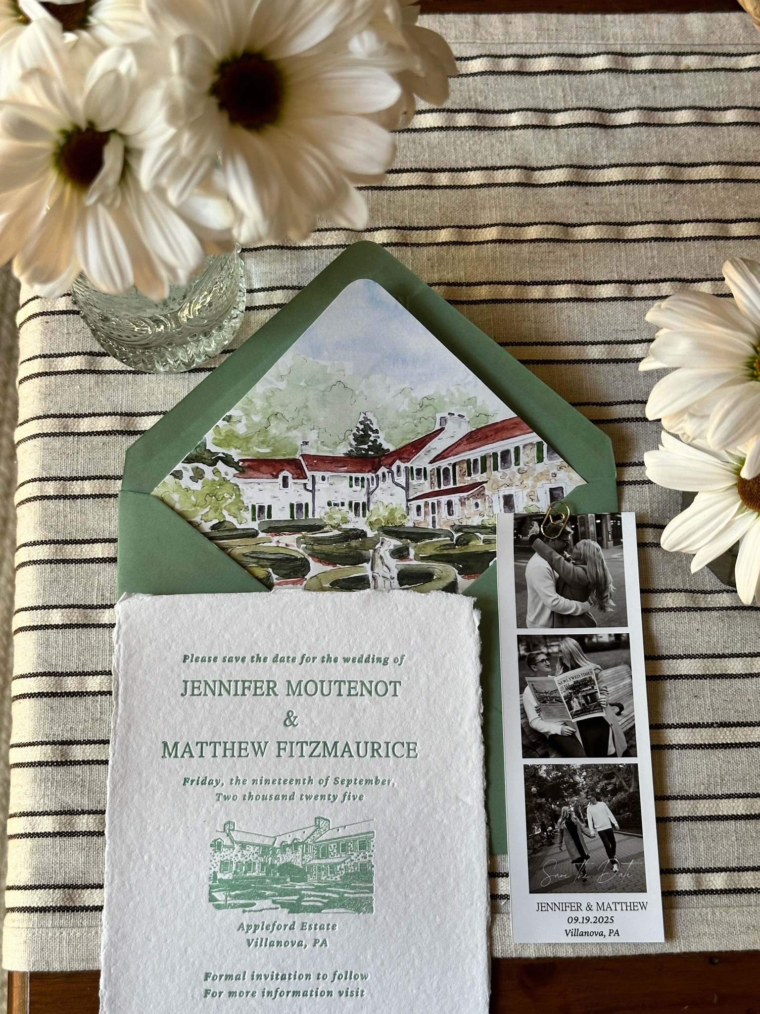 letterpress wedding save the date / invitation and envelope with liner 🤍 

#LTKCyberWeek #LTKFindsUnder100 #LTKWedding