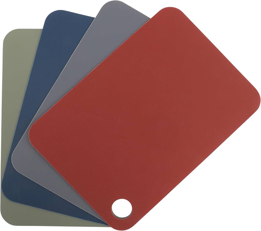 Sur La Table Kitchen Essentials Crafty Carvery BPA-Free Flexible Cutting Mats – 4-Piece Color-C... | Amazon (US)