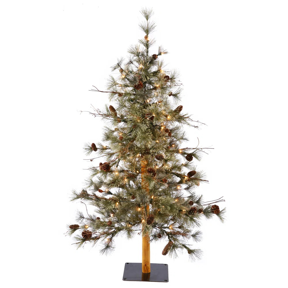 Dakota Pine Lighted Pine Christmas Tree | Wayfair North America