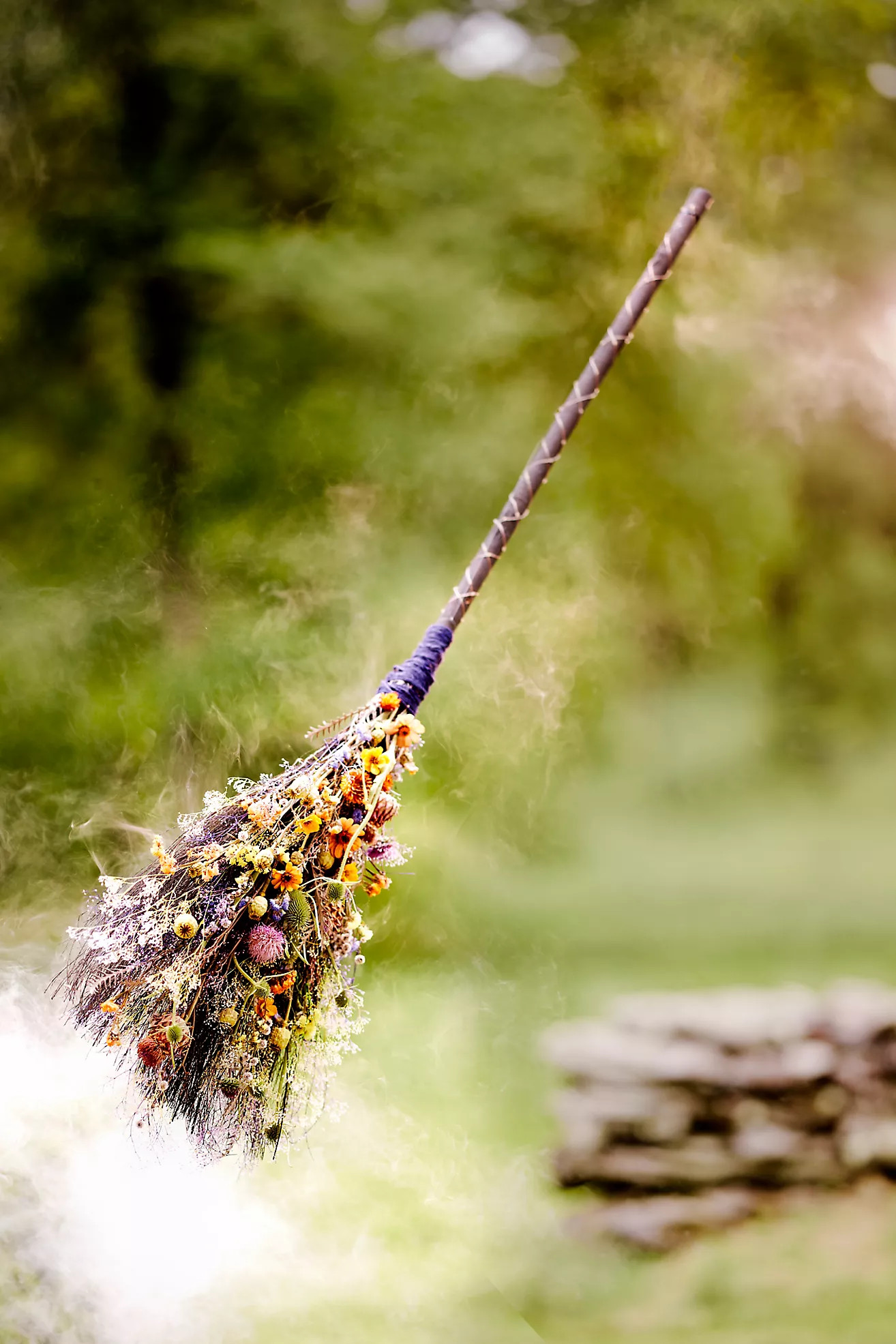 Twinkling Illuminated Vine Broom | Terrain