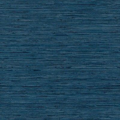 RoomMates Grasscloth Blue Peel & Stick Wallpaper | Target