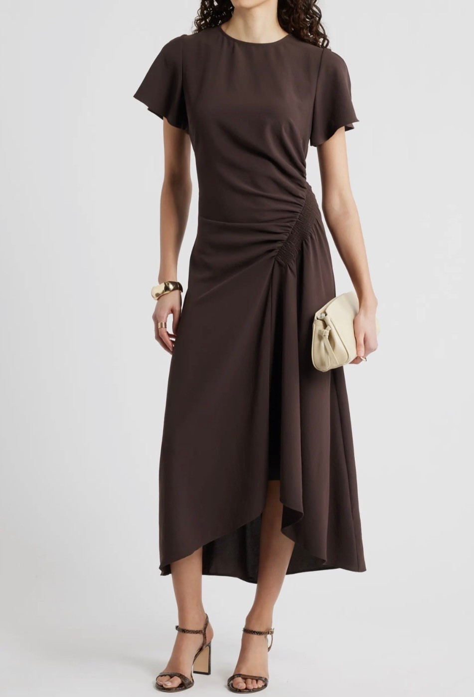 Brown dress
Spring outfit 
Summer outfit 
Bucket bag

#LTKSeasonal