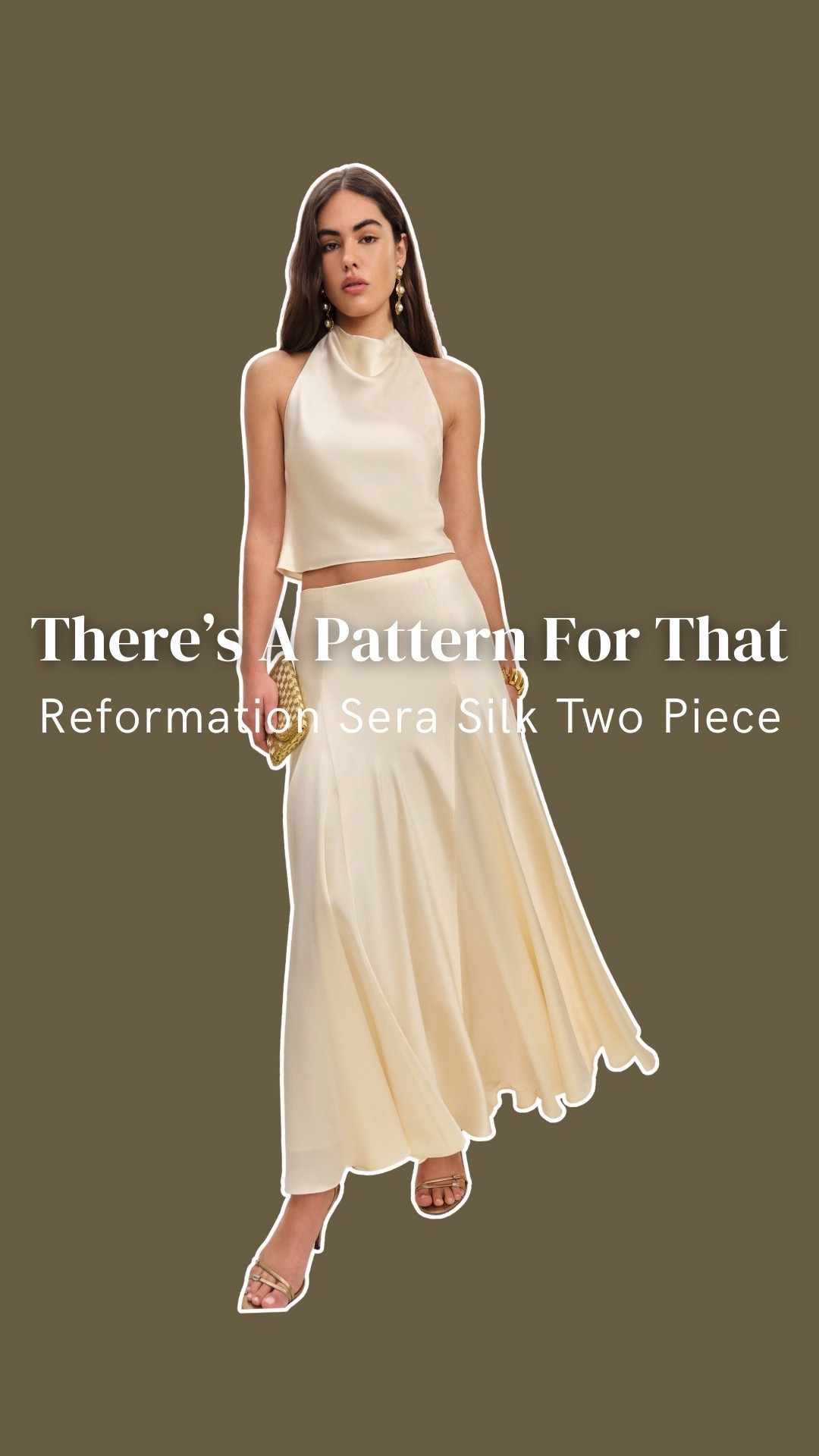 There’s a pattern for that sera silk two piece set 